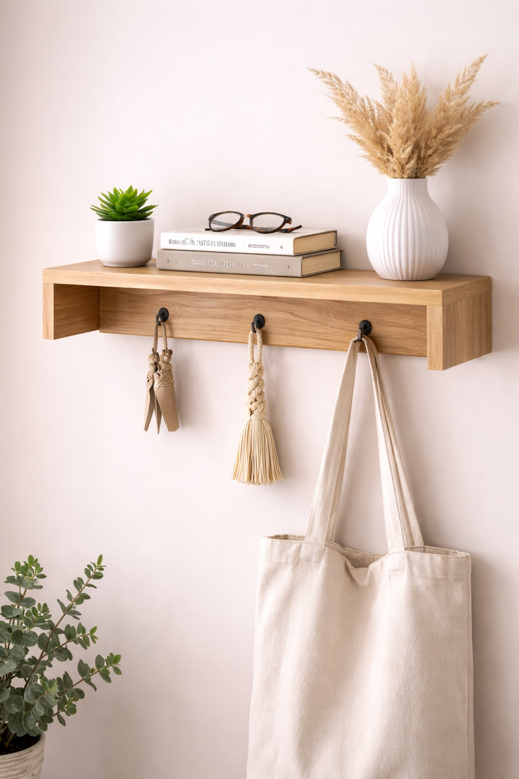 Basic Wooden Wall Shelf