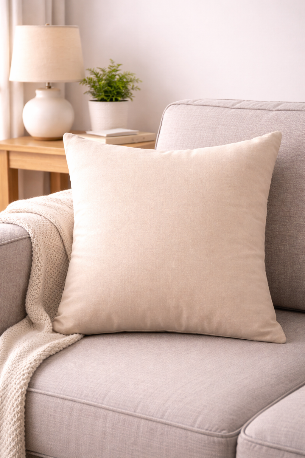 Basic Cotton Cushion Cover