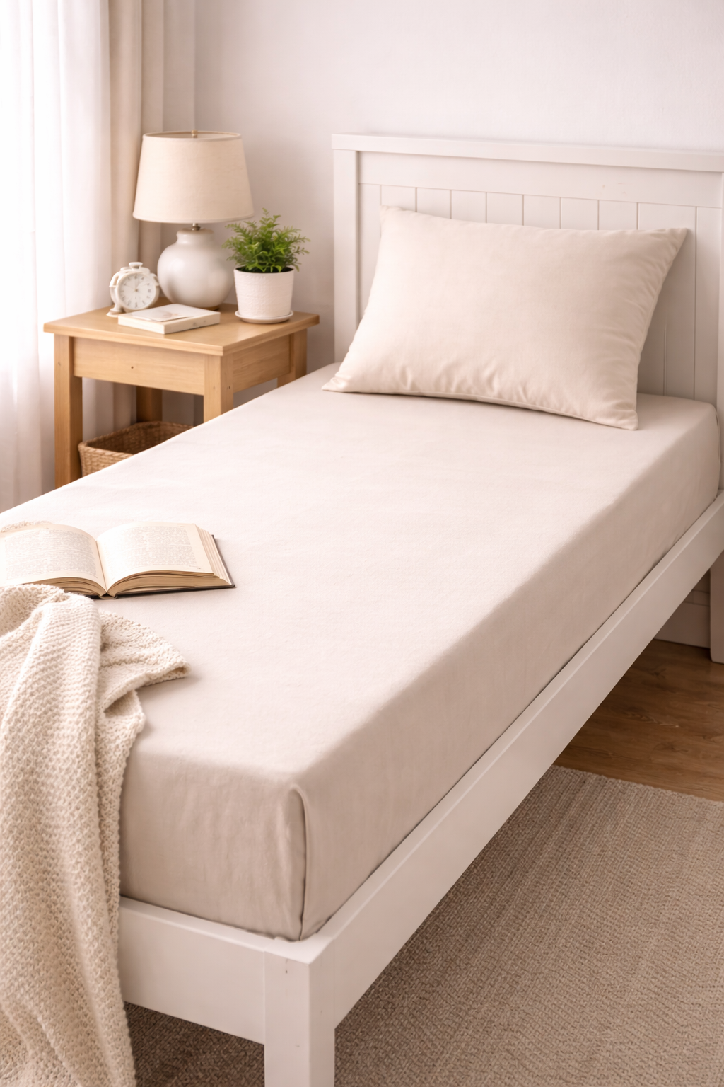 Soft Cotton Bedsheet (Single Size)