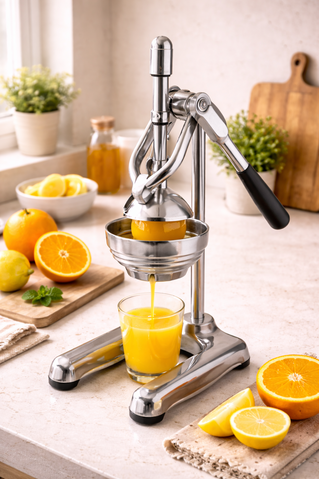 Manual Stainless Steel Hand Press Juicer