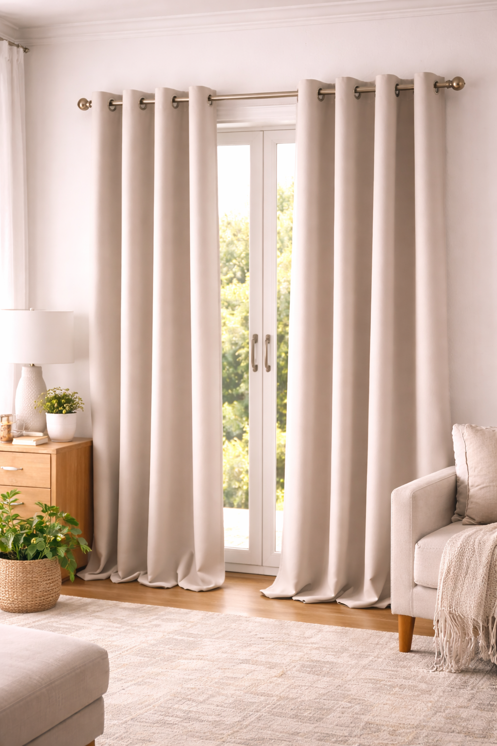 Blackout Thermal Window Curtain Set